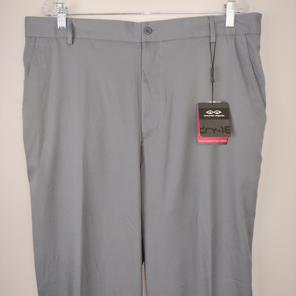 NWT Skake Eyes Performance Golf Wear Dry-18 Ultimate Golf Pant in Gray Sz. 36x32 - Picture 2 of 14